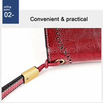 3556 Pochette a portafoglio RFID antimagnetica lunga e di grande capacità per donna con slot per carte