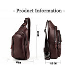 6027 Borsa a tracolla da uomo Borsa a tracolla multifunzione casual