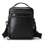 6028 Borsa a tracolla da uomo casual in pelle pieno fiore alla moda multifunzionale