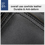 6028 Borsa a tracolla da uomo casual in pelle pieno fiore alla moda multifunzionale