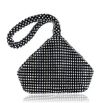 Borsa con diamanti per feste da banchetto alla moda da donna