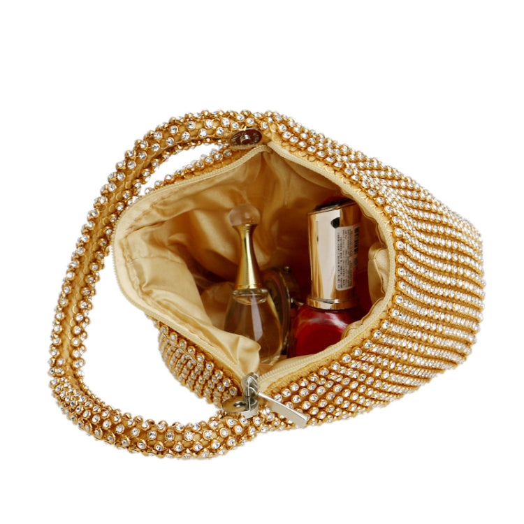 Borsa con diamanti per feste da banchetto alla moda da donna