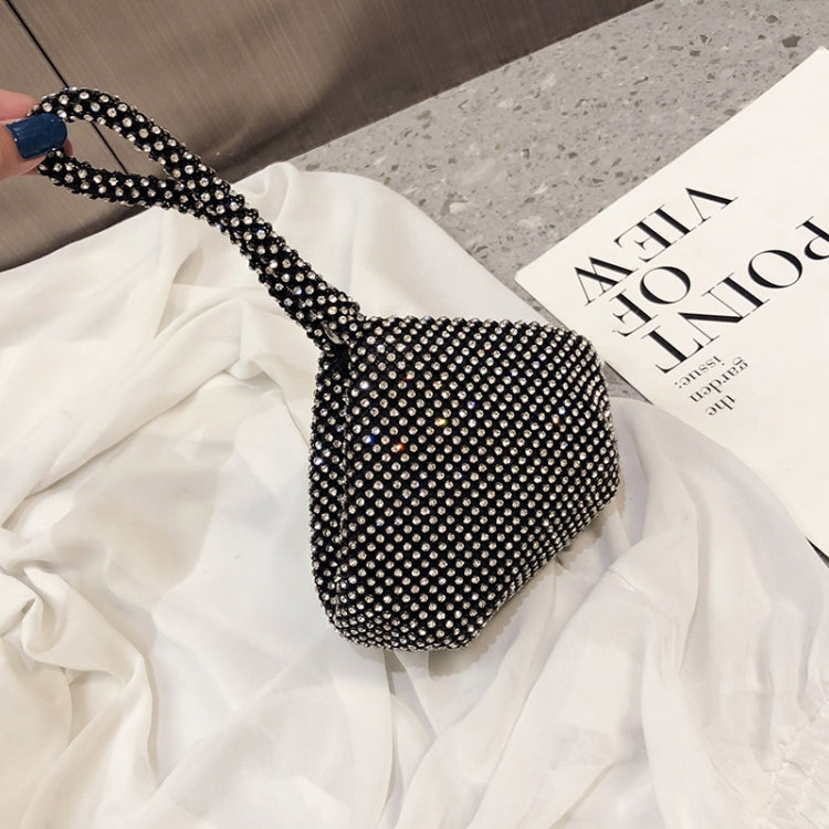 Borsa con diamanti per feste da banchetto alla moda da donna