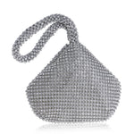 Borsa con diamanti per feste da banchetto alla moda da donna