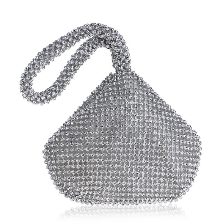Borsa con diamanti per feste da banchetto alla moda da donna