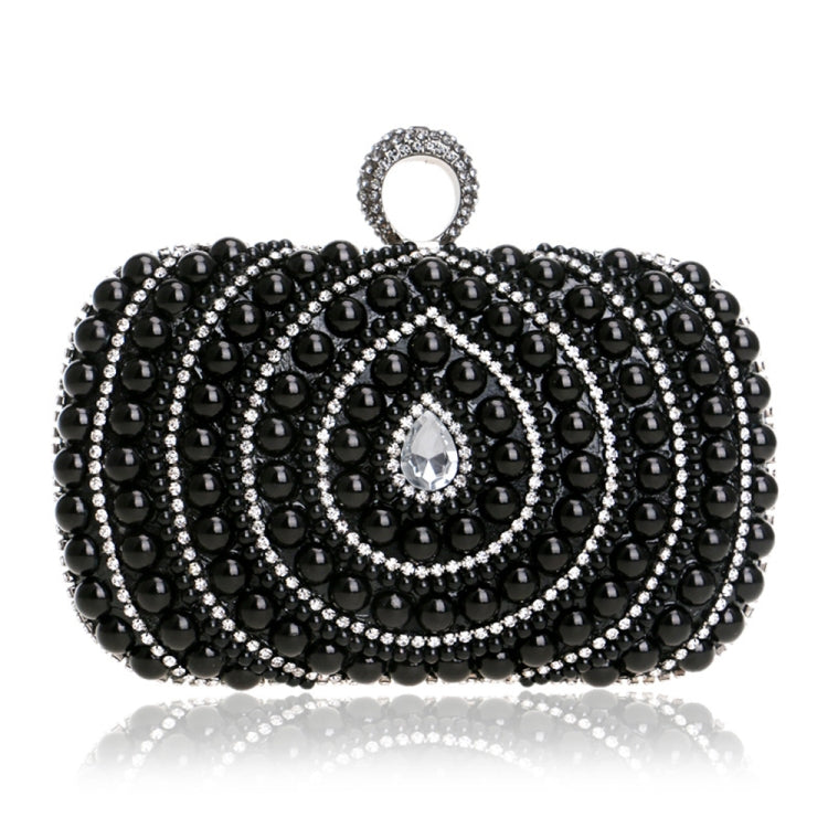Borsa a mano con perle per feste da banchetto alla moda da donna