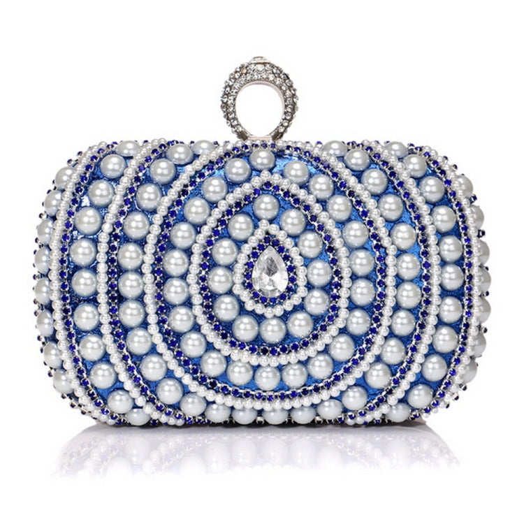 Borsa a mano con perle per feste da banchetto alla moda da donna