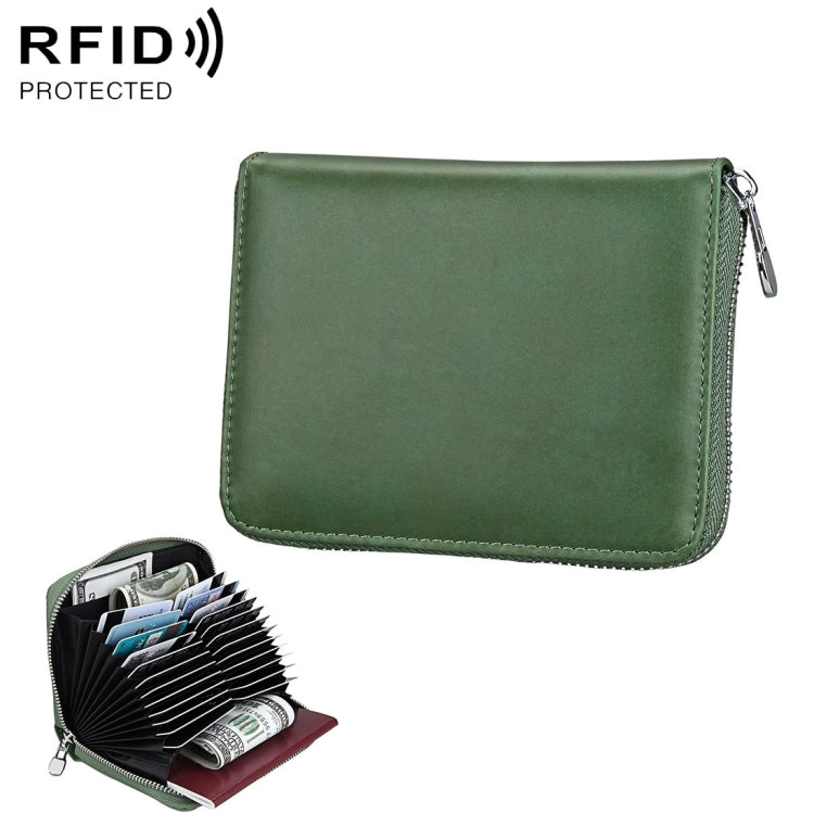 Portafoglio RFID in vera pelle con protezione antimagnetica
