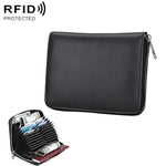 Pacchetto di carte multifunzionali RFID antimagnetico in vera pelle