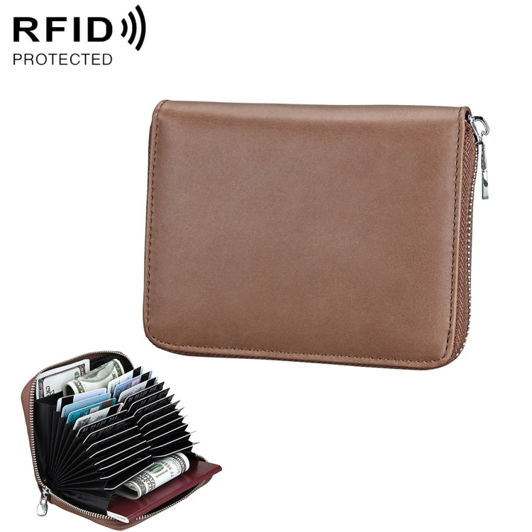 Pacchetto di carte multifunzionali RFID antimagnetico in vera pelle