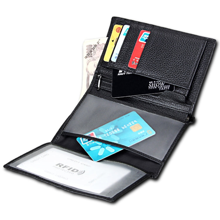 8219 Pacchetto passaporto porta carte multifunzionale RFID antimagnetico da uomo, 8219
