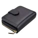 KB132 Portafoglio multifunzionale RFID/borsa per carte/pacchetto patente di guida in pelle di mucca pieno fiore stile femminile