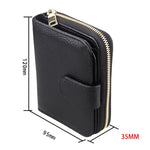 KB132 Portafoglio multifunzionale RFID/borsa per carte/pacchetto patente di guida in pelle di mucca pieno fiore stile femminile