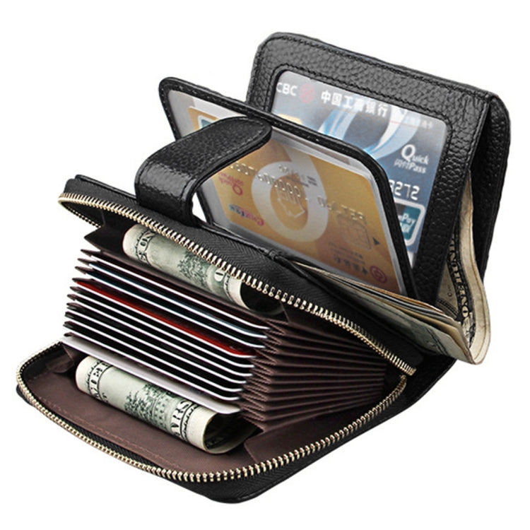 KB132 Portafoglio multifunzionale RFID/borsa per carte/pacchetto patente di guida in pelle di mucca pieno fiore stile femminile