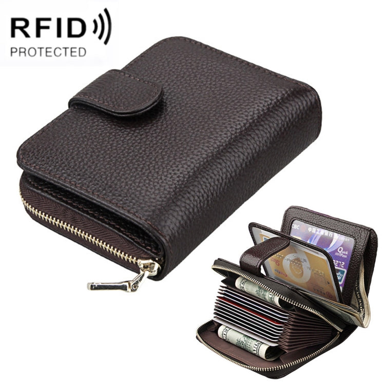 KB132 Portafoglio multifunzionale RFID/borsa per carte/pacchetto patente di guida in pelle di mucca pieno fiore stile femminile