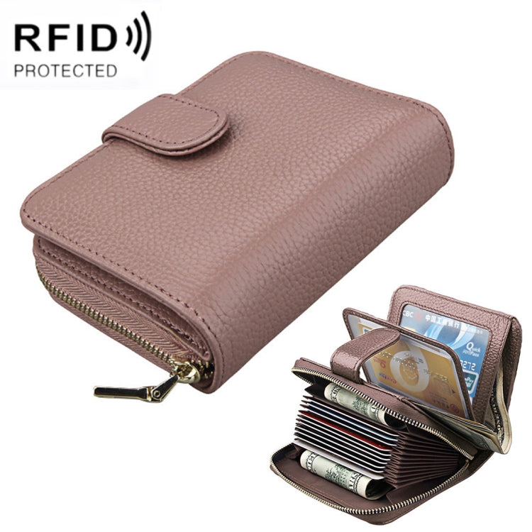 KB132 Portafoglio multifunzionale RFID/borsa per carte/pacchetto patente di guida in pelle di mucca pieno fiore stile femminile