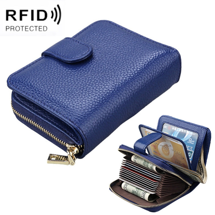 KB132 Portafoglio multifunzionale RFID/borsa per carte/pacchetto patente di guida in pelle di mucca pieno fiore stile femminile