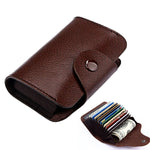 KB39 Pacchetto di carte color caramello per borsa per organo in vera pelle semplice e alla moda