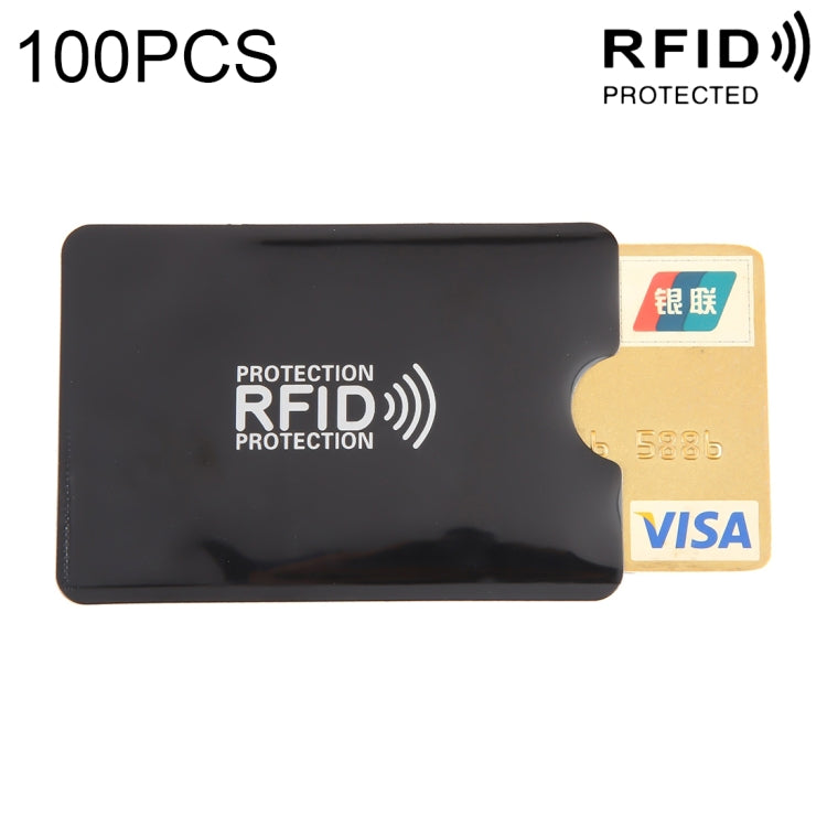 Custodia per carta di credito con blocco RFID in foglio di alluminio da 20 pezzi, dimensioni: 9 x 6,3 cm