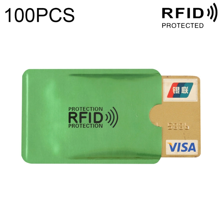 Custodia per carta di credito con blocco RFID in foglio di alluminio da 20 pezzi, dimensioni: 9 x 6,3 cm
