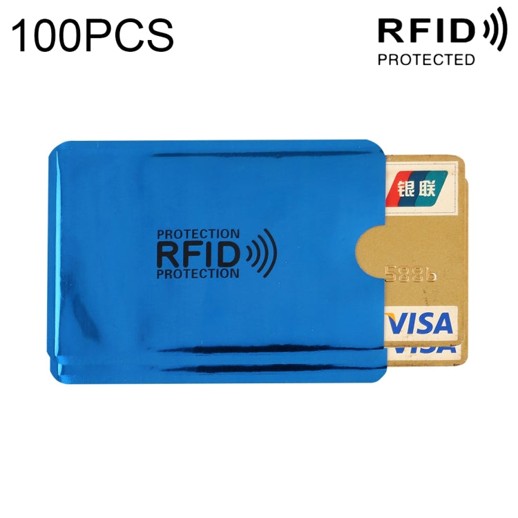 Custodia per carta di credito con blocco RFID in foglio di alluminio da 20 pezzi, dimensioni: 9 x 6,3 cm