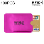Custodia per carta di credito con blocco RFID in foglio di alluminio da 20 pezzi, dimensioni: 9 x 6,3 cm