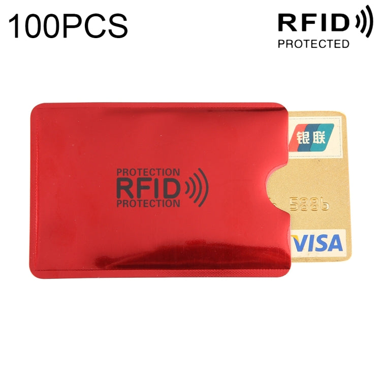 Custodia per carta di credito con blocco RFID in foglio di alluminio da 20 pezzi, dimensioni: 9 x 6,3 cm