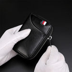 Portafoglio porta carte in pelle con cerniera RFID KB155