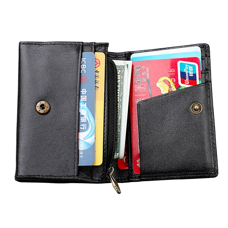 KB171 Portafoglio porta carte in pelle con texture Crazy Horse RFID antimagnetico per uomo e donna
