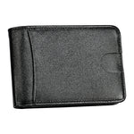 KB186 Porta carte di credito in pelle con texture Mini Crazy Horse RFID antimagnetico per uomo e donna