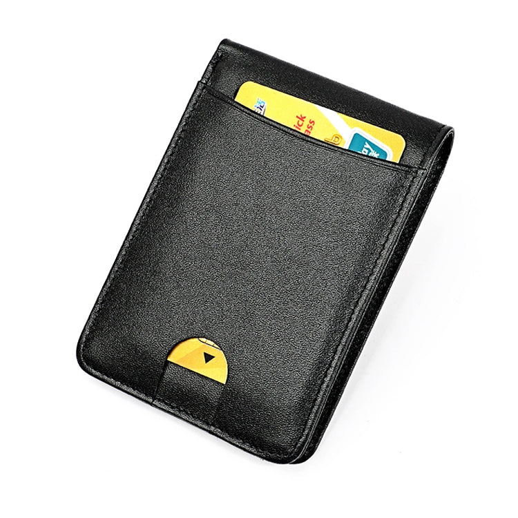 KB186 Porta carte di credito in pelle con texture Mini Crazy Horse RFID antimagnetico per uomo e donna
