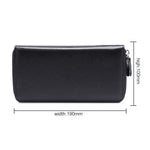 902 Borsa per cellulare con portafoglio a mano di grande capacità con texture Litchi RFID antimagnetica con slot per carte