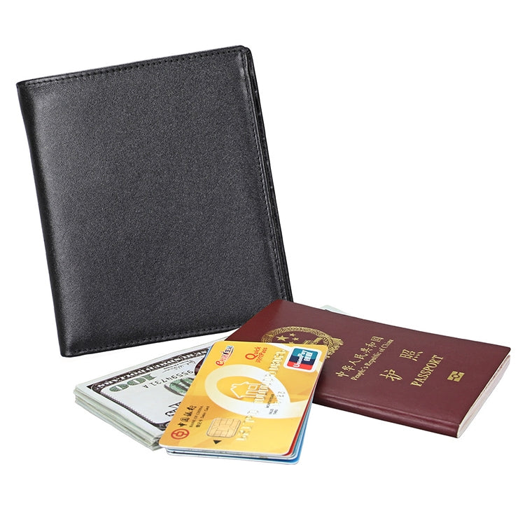 Borsa portafoglio in pelle con texture Crazy Horse RFID