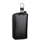 9102 Borsa porta chiavi in pelle con cerniera multifunzione appesa alla vita