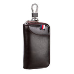 9102 Borsa porta chiavi in pelle con cerniera multifunzione appesa alla vita