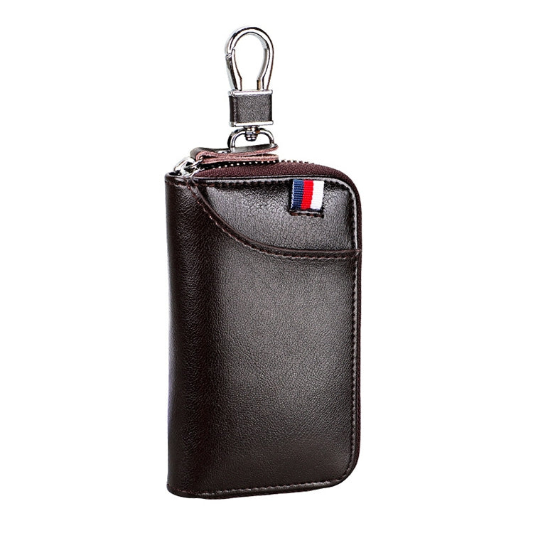 9102 Borsa porta chiavi in pelle con cerniera multifunzione appesa alla vita