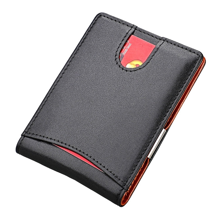 9602 Portafoglio in pelle con texture Mini Crazy Horse RFID antimagnetico, 9602