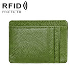 Portafoglio porta carte in pelle con texture litchi RFID antimagnetico KB37 per uomo e donna