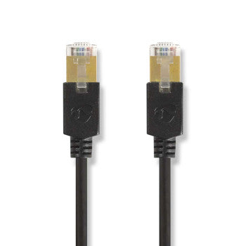 CAT6 Network Cable | RJ45 Male | RJ45 Male | F/UTP | 10.0 m | Round | LSZH / PVC | Anthracite | Window Box