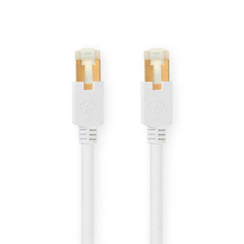 CAT6 Network Cable | RJ45 Male | RJ45 Male | S/FTP | 15.0 m | Round | LSZH / PVC | White | Window Box