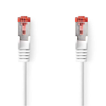 CAT6 Network Cable | RJ45 Male | RJ45 Male | S/FTP | 15.0 m | Indoor | Round | LSZH | White | Box