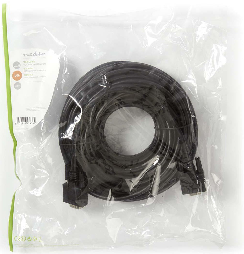 Cavo VGA maschio-femmina 1280x800 20m CCGP59100BK200 5412810279364 WB2381