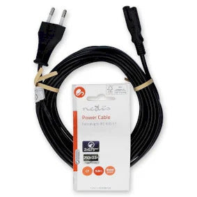 Cavo Alimentazione Nedis Euro-C7 5m Nero CEGL11040BK50 5412810427437 ND2368