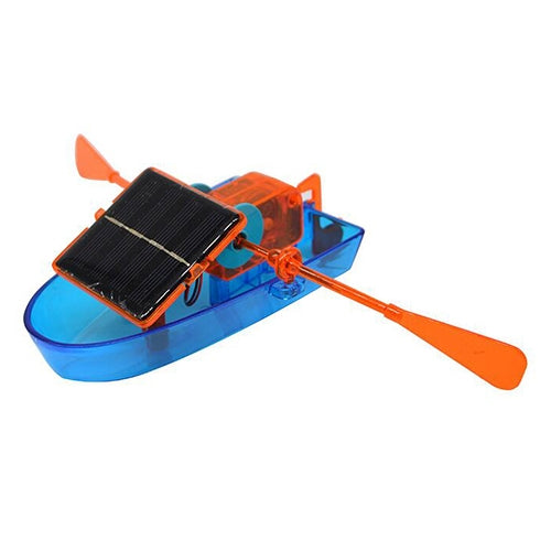 Barca ad energia solare fai-da-te giocattolo per bambini, DIY Solar Powered Boat