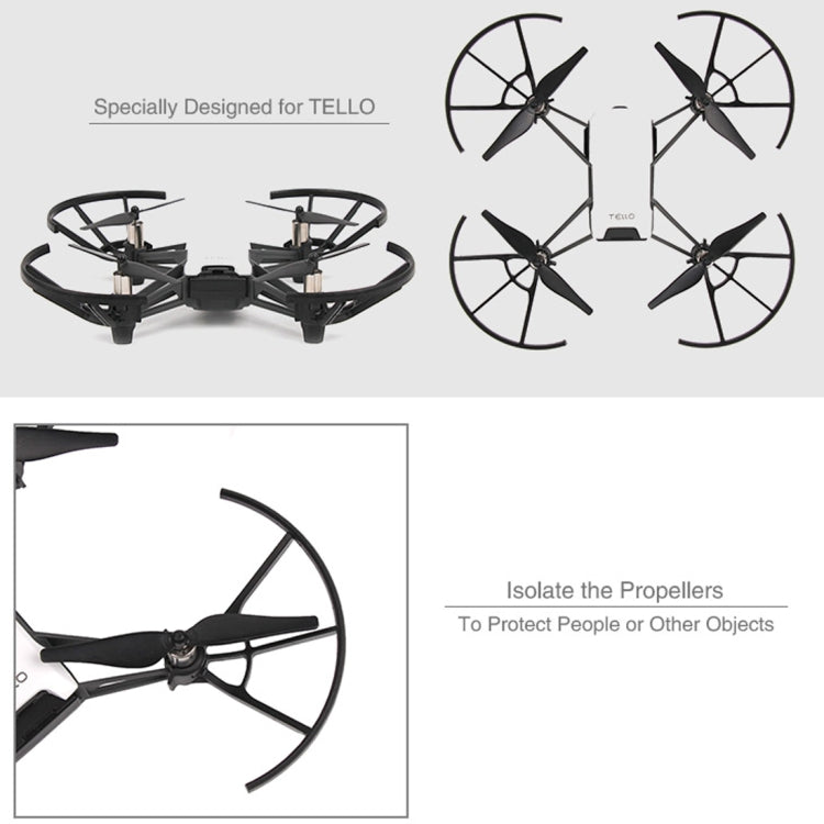 4 coperture protettive per elica per drone DJI TELLO, For DJI TELLO Propeller Protective Covers