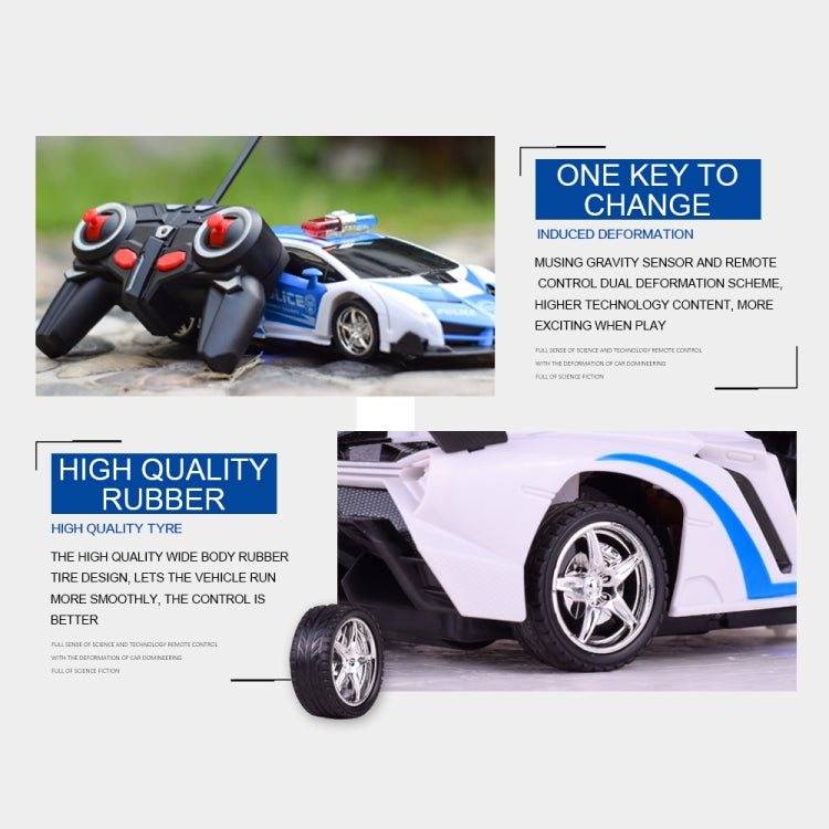Auto giocattolo telecomandata modello polizia 4 canali