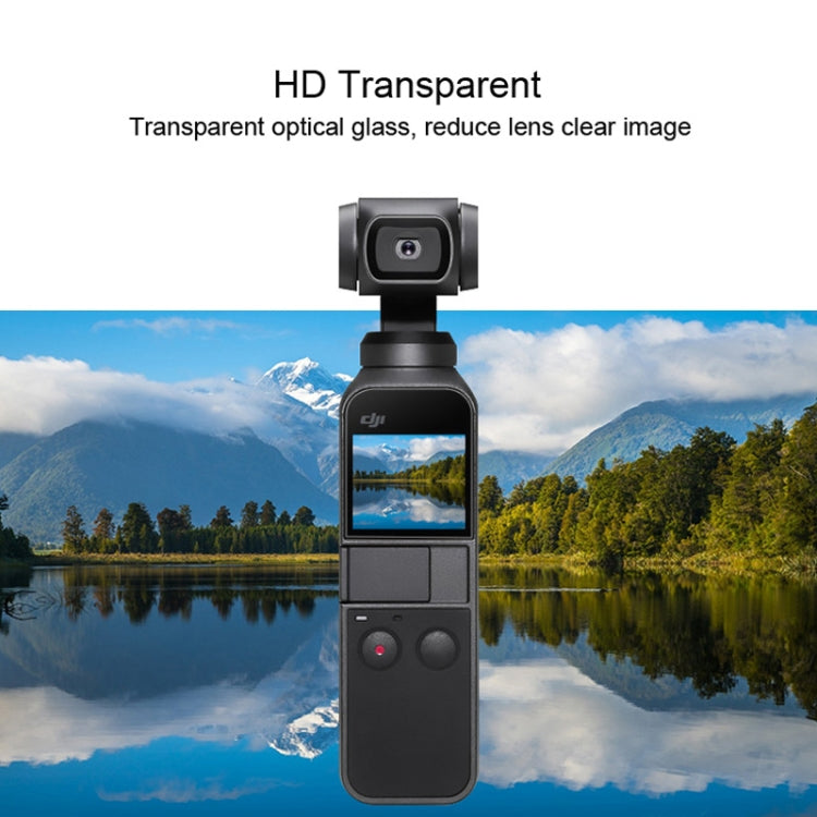 6 pezzi di protezione per obiettivo HD + pellicola per schermo per DJI OSMO Pocket Gimbal, HD Lens Protector