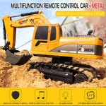 Escavatore telecomandato 6 canali 2.4G in metallo 1/24