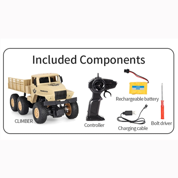 JJR/C 1:18 2.4Ghz 4 canali telecomando Dongfeng 7 giocattolo per veicoli per camion con armatura a sei ruote, Dongfeng 7 (Green), Dongfeng 7 (Yellow)