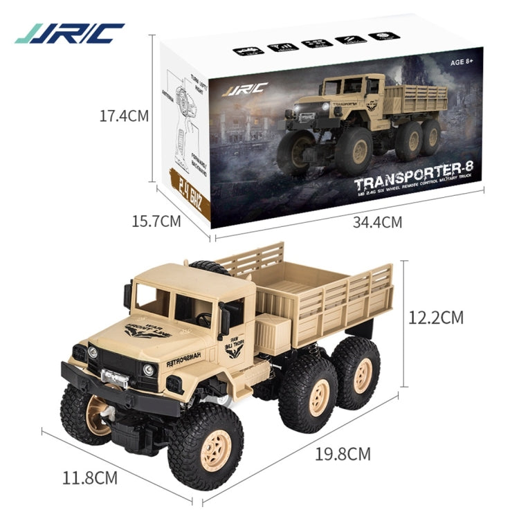 JJR/C 1:18 2.4Ghz 4 canali telecomando Dongfeng 8 giocattolo per veicoli per camion con armatura a sei ruote, Dongfeng 8 (Green), Dongfeng 8 (Yellow)